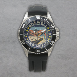 Roswell New Mexico Classic UFO Scenery Armbandsur