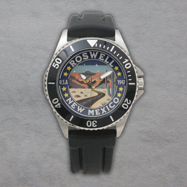 Roswell New Mexico Classic UFO Scenery Armbandsur (Skapare uppladdad)