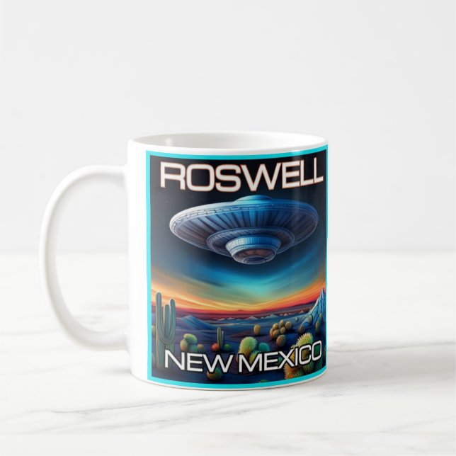 Roswell New mexico Coffee Mugg (Vänster)