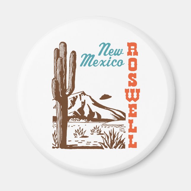 Roswell New mexico Magnet (Framsidan)