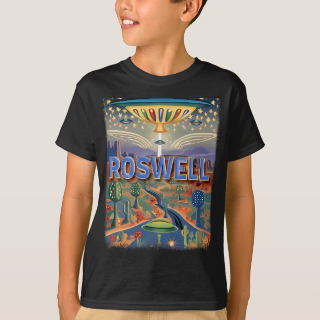 Roswell New Mexico Nm Extraterrestrial Encounter S T Shirt (Framsida)