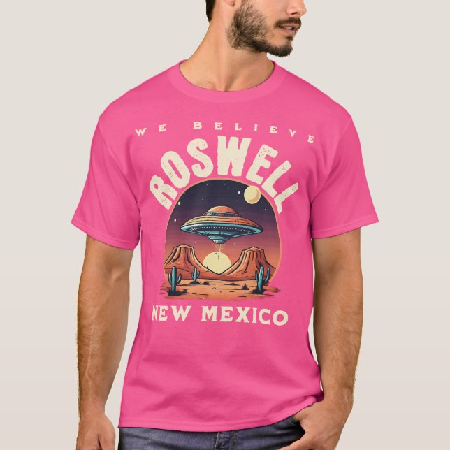 Roswell New mexico T Shirt (Framsida)