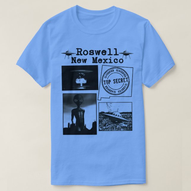 Roswell New mexico T Shirt (Design framsida)
