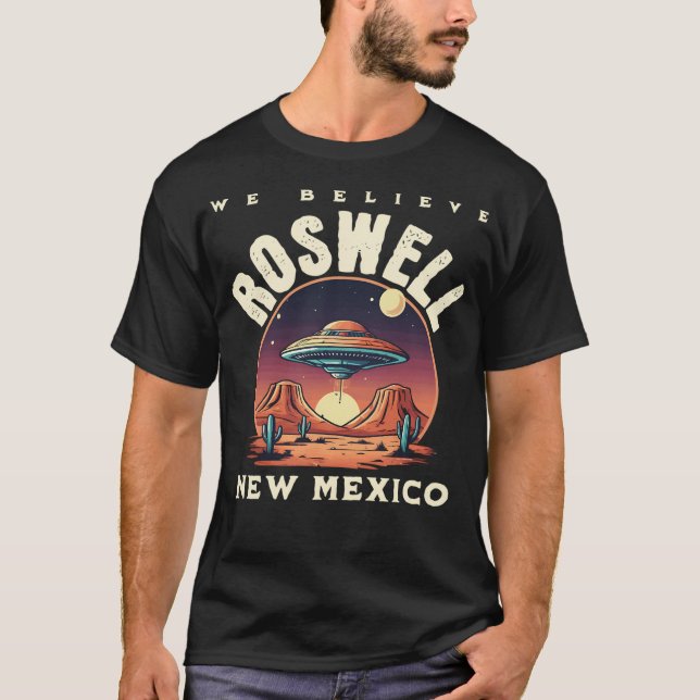 Roswell New mexico T Shirt (Framsida)