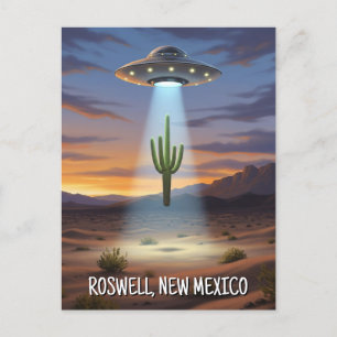 Roswell New mexico UFO Vykort