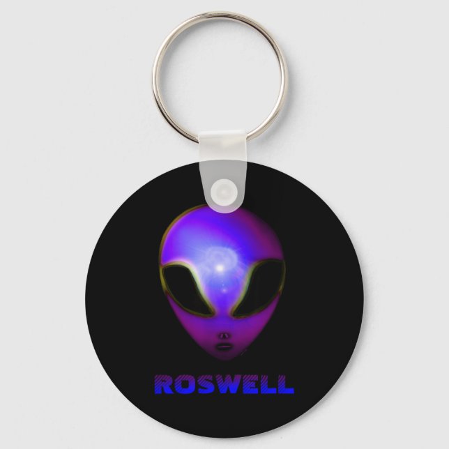 Roswell New Mexico Utomjording  Nyckelring (Framsida)