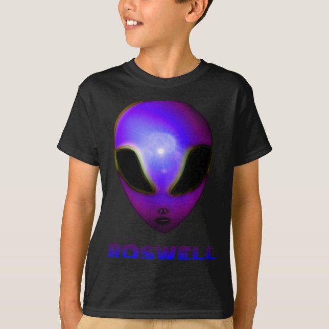 Roswell New Mexico Utomjordinge T Shirt (Framsida)