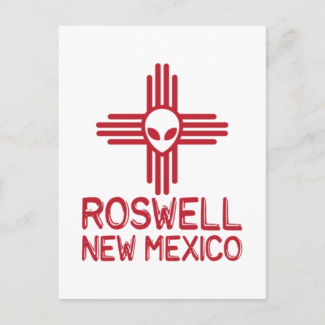 Roswell New Mexico Vykort (Framsida)