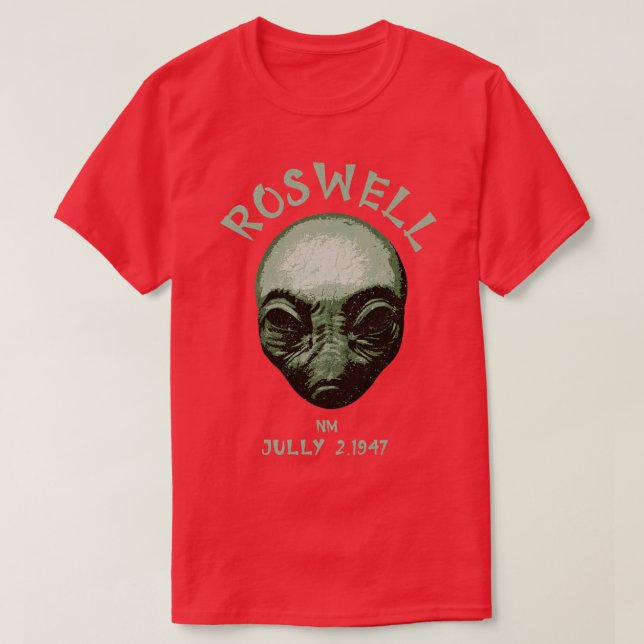 roswell nm t shirt (Design framsida)