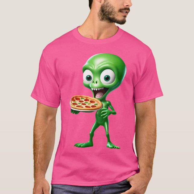 Roswell Pizza T Shirt (Framsida)