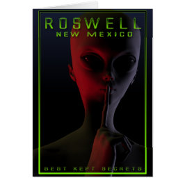 Roswell reser affisch 2 hälsningskort