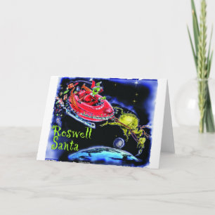 Roswell Santa Helgkort