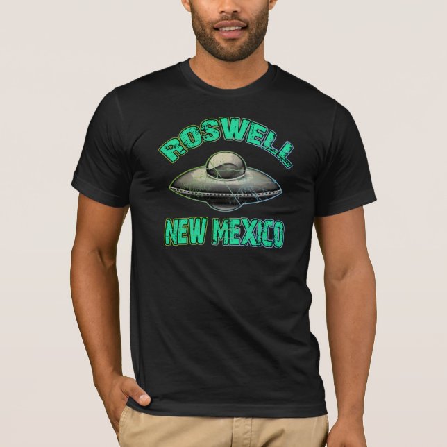 Roswell som är ny - mexico tee shirt (Framsida)