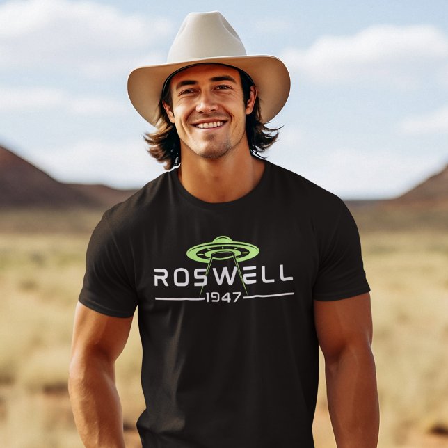 Roswell UFO Alien Extraterrestrial Flies Saucer T Shirt (Skapare uppladdad)