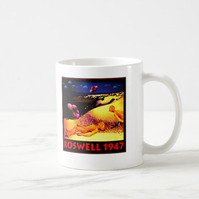 Roswell UFO-krasch 1947 Kaffemugg (Höger)