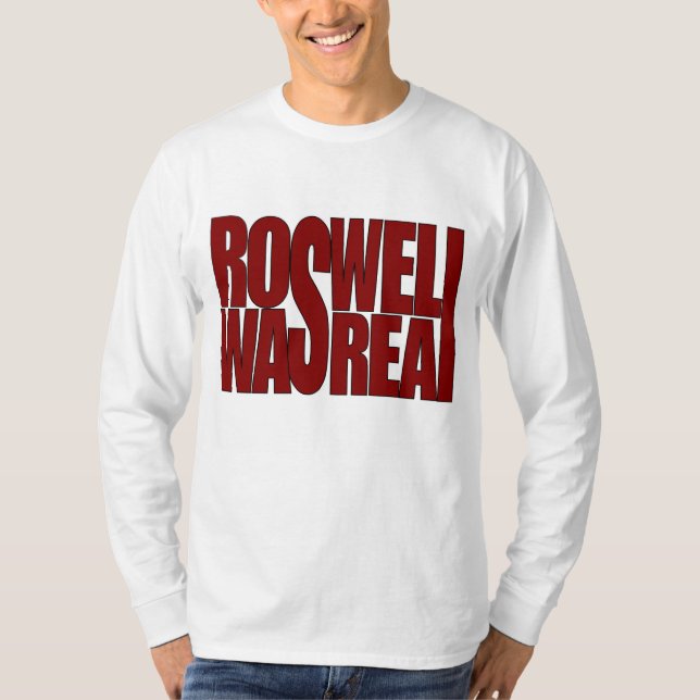 Roswell UFO-krasch T Shirt (Framsida)