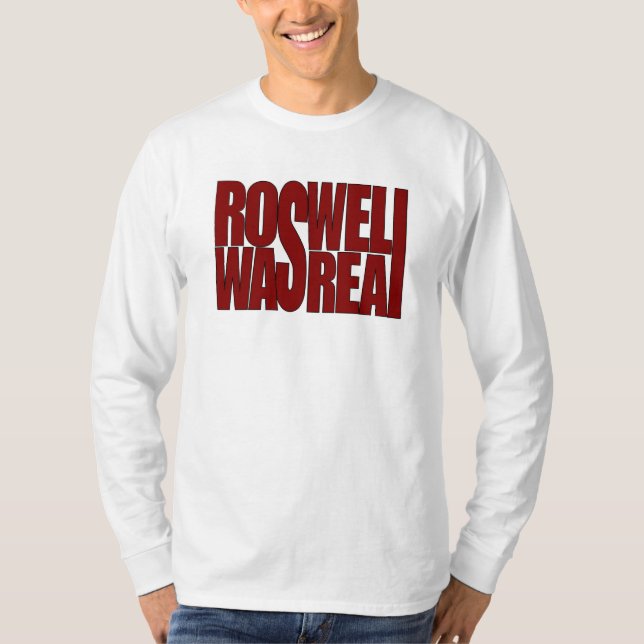 Roswell UFO-krasch T Shirt (Framsida)