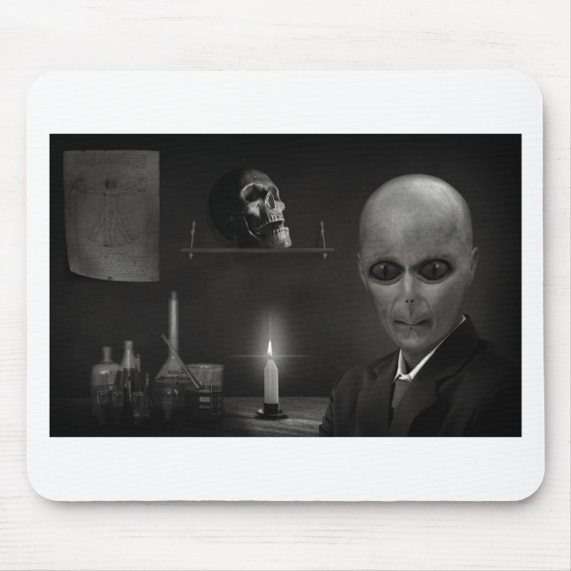 roswell-utlänning musmatta (Framsidan)