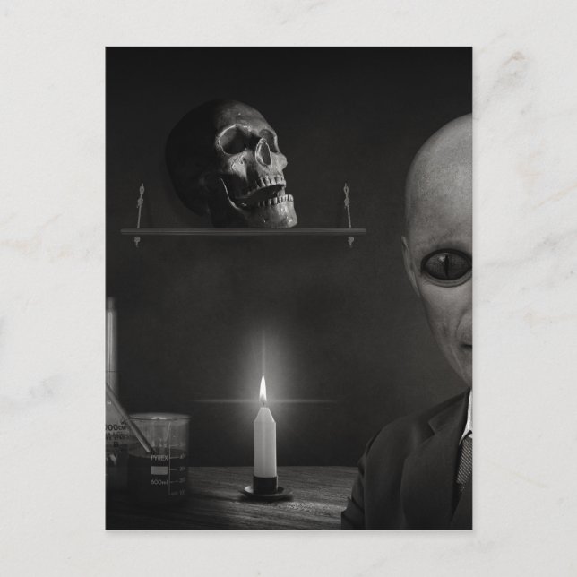 roswell-utlänning vykort (Framsida)