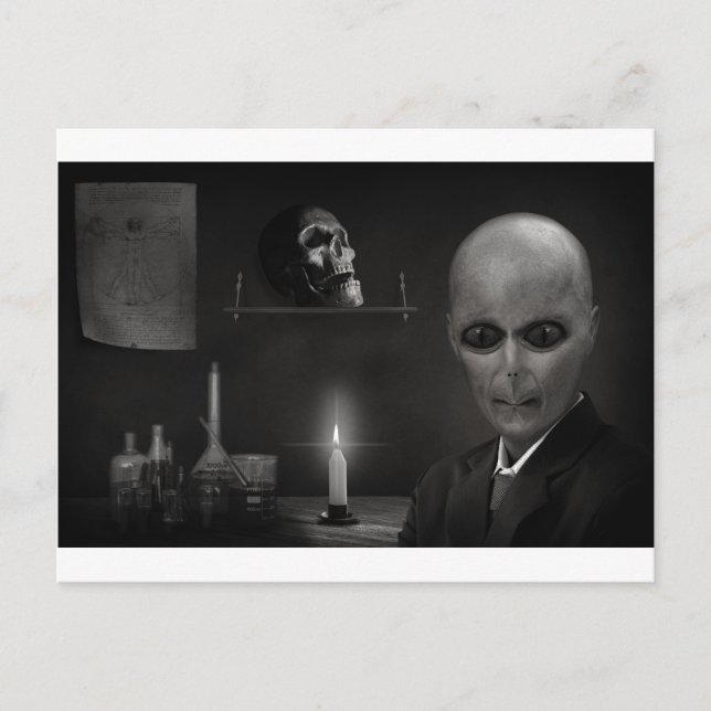 roswell-utlänning vykort (Framsida)
