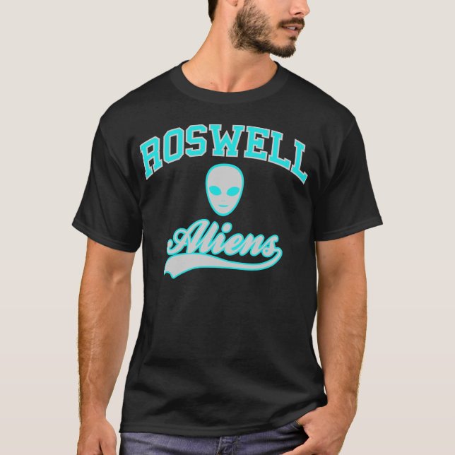 Roswell utomjordingar tee (Framsida)