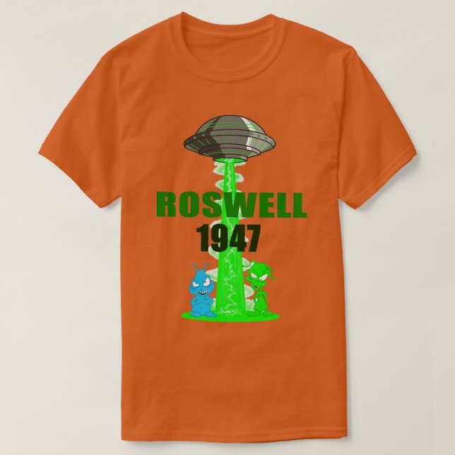Roswell utomjordingars t shirt (Design framsida)