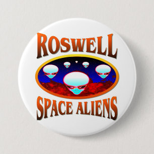 Roswell utrymmefrämling knapp