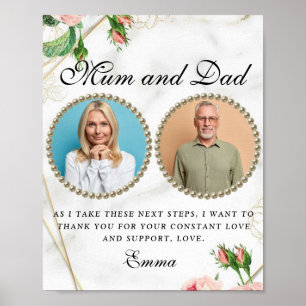 Rosy  föräldrar till Bride Tack Gift Poster