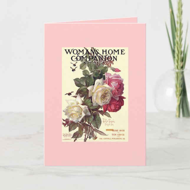 Rosy Greeting Card Kort (Framsida)