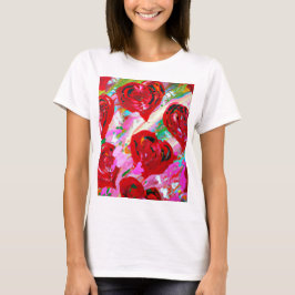 Rosy Hearts T Shirt