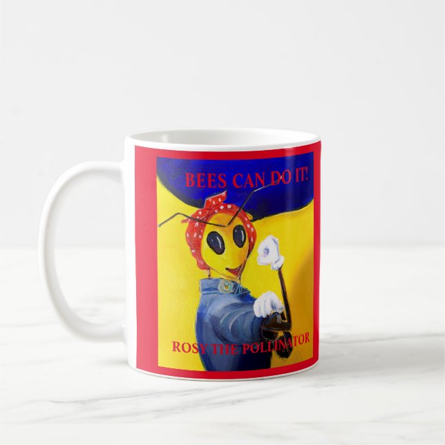 Rosy Pollinator Kaffemugg (Vänster)