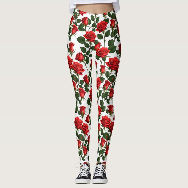 Rosy Riot: Thorny Tango från Kärlek Leggings (Framsida)