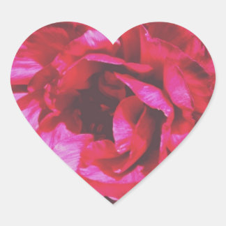 Rosy Ro Heart Stickers Hjärtformat Klistermärke