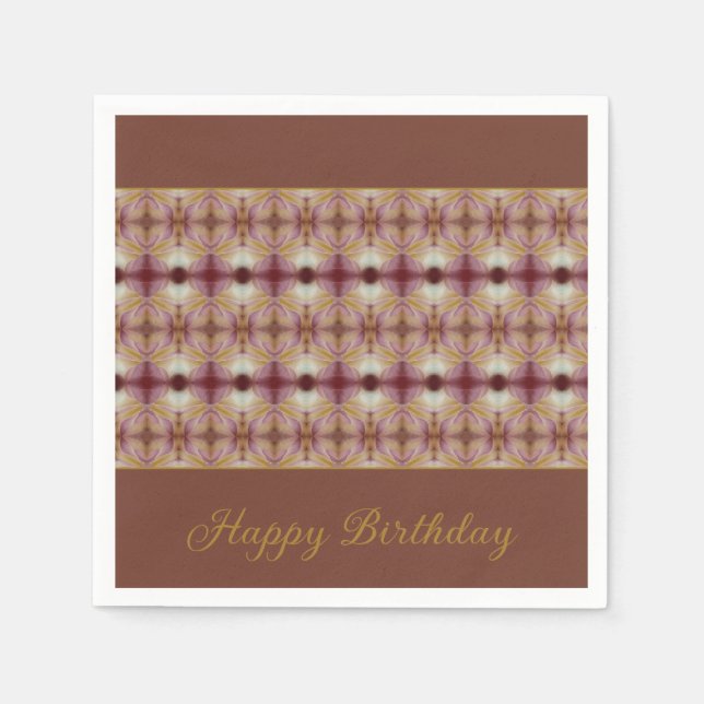 Rosy Rosa och Guld Pappersservett (Framsidan)