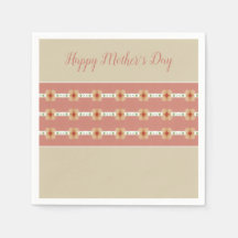 Rosy Rosa Orange  Taupe Elegant