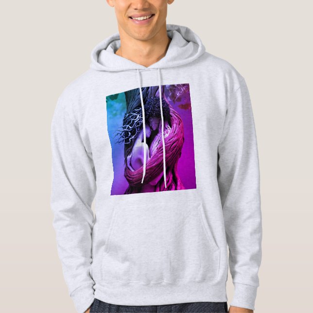 "Rosy Skogen: Rosa Woody-Loving Pair Hoodie" Hoodie (Framsida)