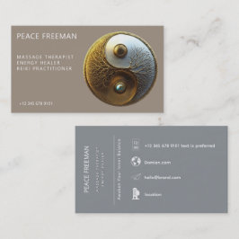 Rot av harmoni | Yin Yang-design Visitkort