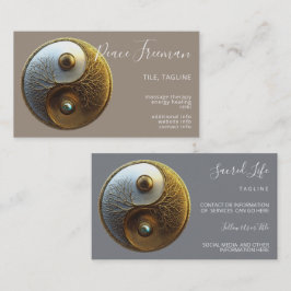 Rot av harmoni | Yin Yang-design Visitkort