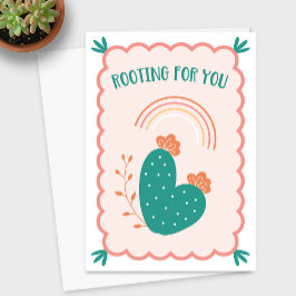 "Rot för dig" Cactus Greeting Card Tack Kort