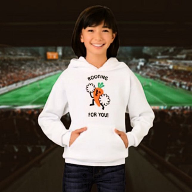 Rot för dig - Morot Cheermanager Kids Hoodie T Shirt (Skapare uppladdad)