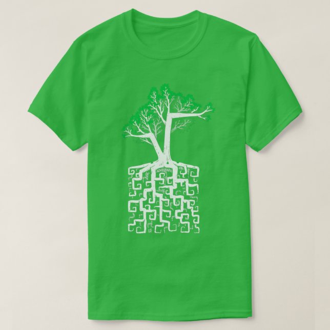 Rot på kvadrat t shirt (Design framsida)
