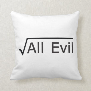 Rota allra ondskan - Mathhumor/MathGeek Kudde