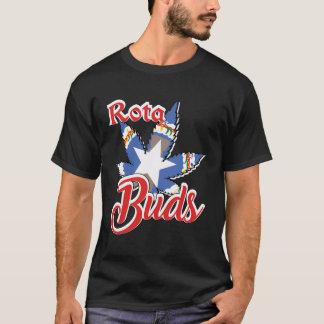 Rota Buds Cnmi Flagga In Ogräs Design T Shirt
