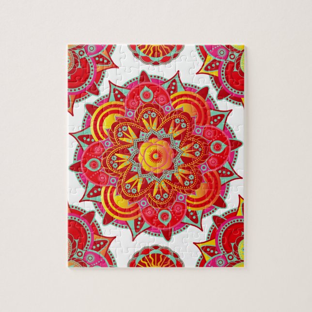 Rota den Chakra mandalaen Pussel (Vertikal)