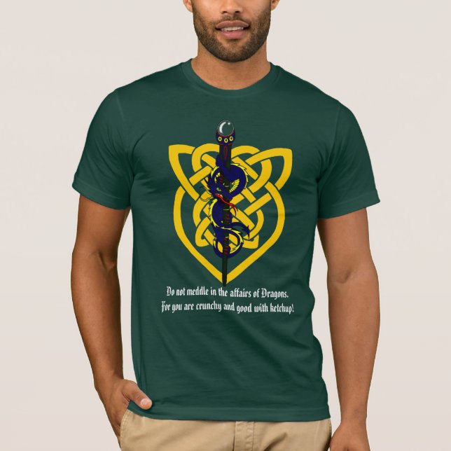 Rota i inte i angelägenheterna av Dragons. T-shirt (Framsida)