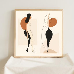 Rotad Grace – Botanisk Feministisk Väggkonst XII