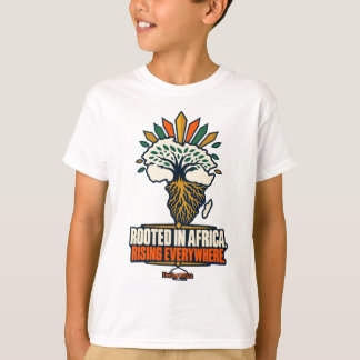 Rotad i Afrika Stigande Överallt Stolthet T Shirt