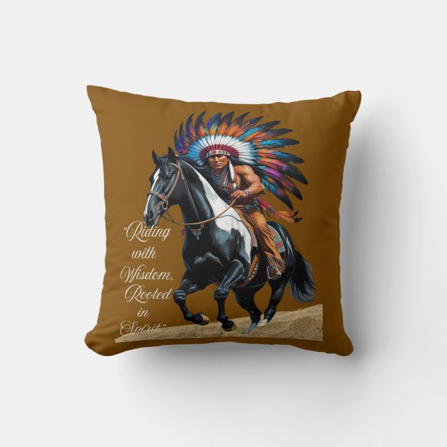 Rotad i Ande – Native Rider Kudd Kudde (Framsida)