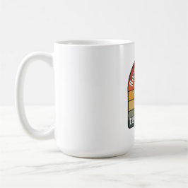 Rotad i kärlek, stigande i tro design kaffemugg