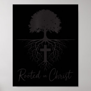 Rotad i Kristus Kristna Barn Mäns Gud Son Broder Poster